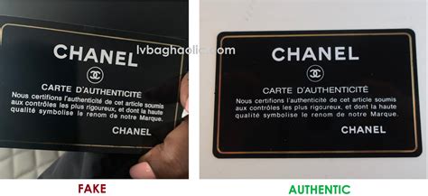 chanel authenticity card real vs fake|checker chanel serial number.